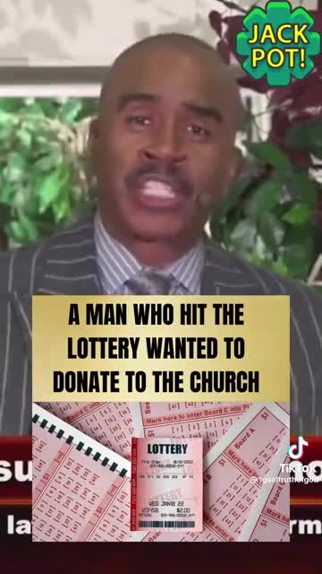 LOTTERY MONEY REJECTED BY PREACHER