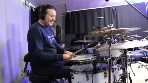 Drums "Backing track funk fusion improvisation et expressivité"