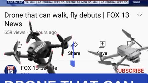 DRONE THAT CAN WALK AND FLY