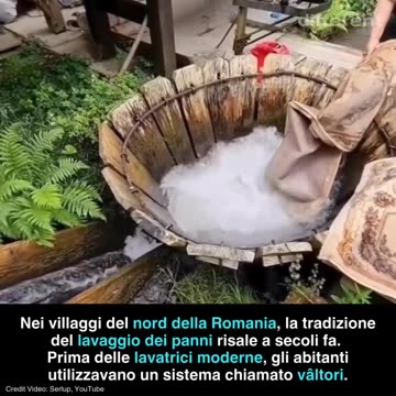 L'ANTENATO DELLA LAVATRICE