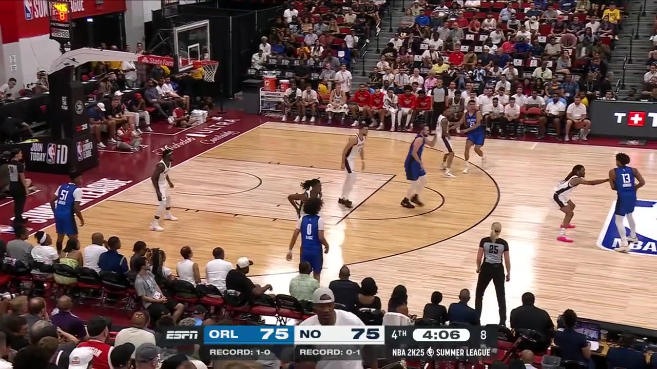 NBA Summer League 2025 Highlights Orlando Magic VS New Orleans Pelicans