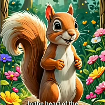 The Fantasy story of Nutty The squirrel | kids story #squirrel #storytelling #story