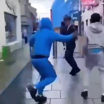 Feral invaders attack Irish kid. The other Irish locals find one of them later and return the favor