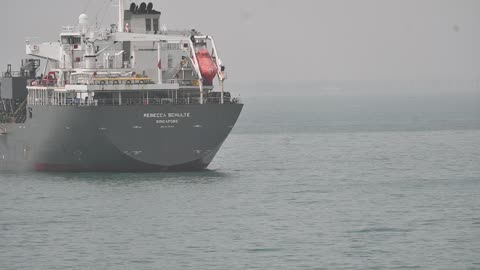 Great Bitter Lake, Egypt. At Anchor