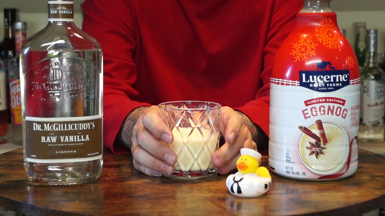 John Box - Dr McGillicuddy's Raw Vanilla Liqueur & Lucerne Eggnog