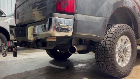 2020 f250 7.3 Godzilla stock exhaust