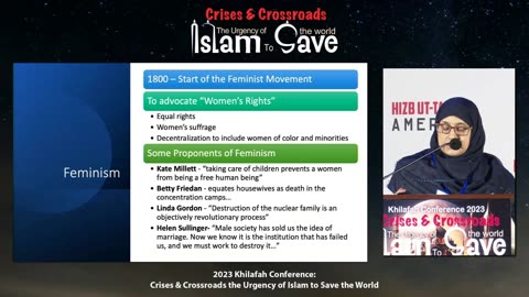 2023 Khilafah Conference - Muslim Women Rise up Against the Feminist Agenda