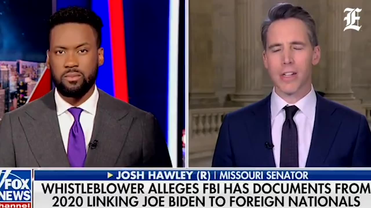 Senator Josh Hawley accused the Democrats and the media of repeatedly protecting the president.