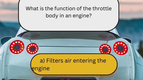 Basic Car Repair Knowledge Question 17