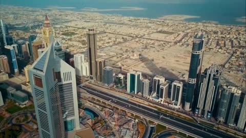 Dubai at Night Vision