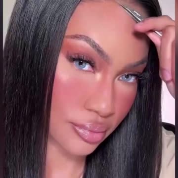 ISEE Hair Glueless Wig Human Hair Ready To Wear Straight Glueless Preplucked Wear