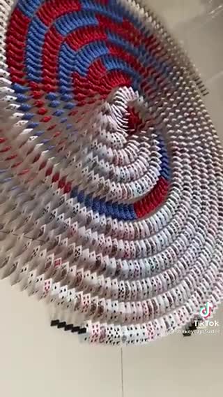 NWO The WEF Global warming Deck of cards fallen