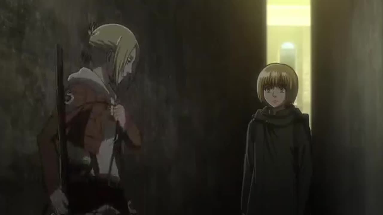 Attack on Titan the Scouts confront Annie dub