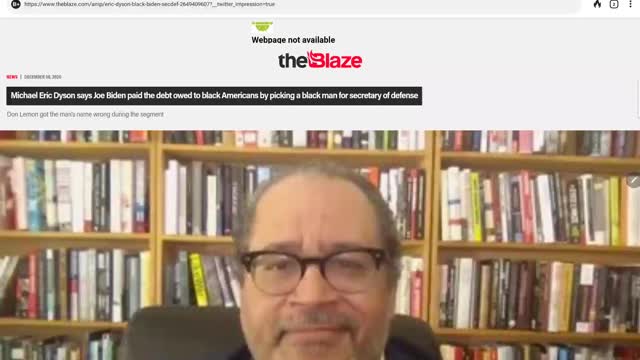 Micheal Eric Dyson says a BLACK Secretary of Defense is a debt PAID to black Americans