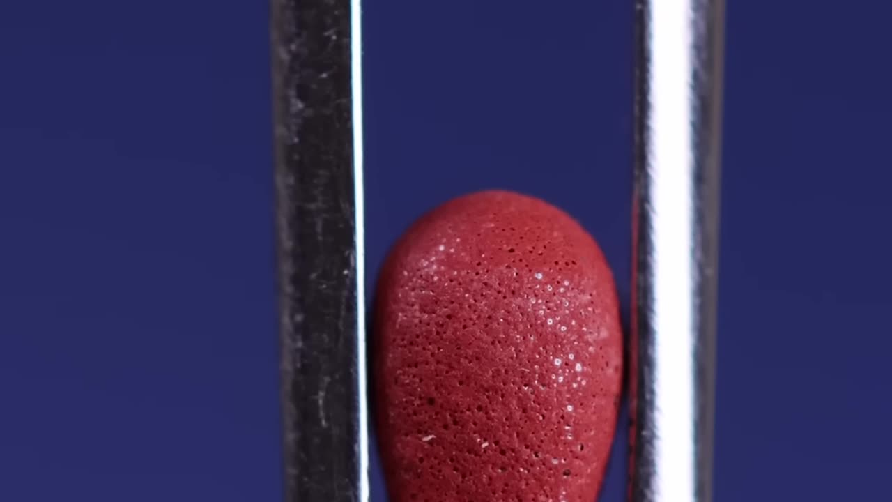 Match vs tweezer close up