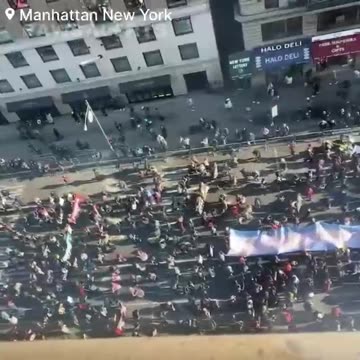 Thousands protest against Trump in New York and Washington DC...