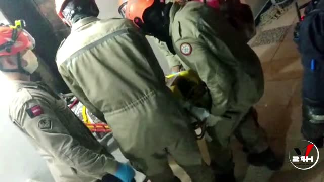 HOMEM É RESGATADO DE COBERTURA DE PRÉDIO, EM JOÃO PESSOA, APÓS SOFRER CHOQUE ELÉTRICO
