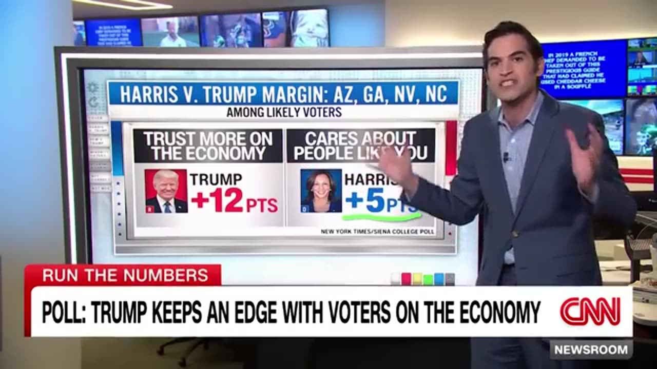 Poll: Trump keep an edge with voters on the econmy