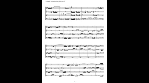 J.S. Bach - Well-Tempered Clavier: Part 2 - Fugue 11 (String Quartet)