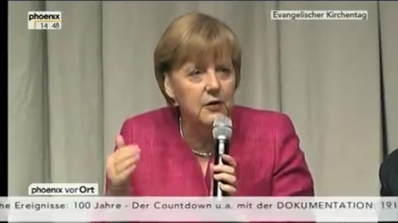 Angela Merkel und die Neue Weltordnung 4. Juni 2011 Evangelischer Kirchentag in Dresden