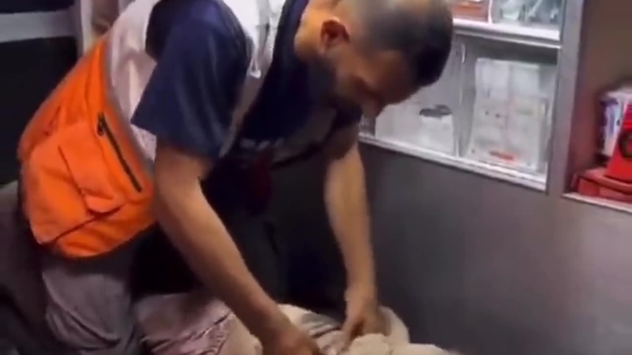 more fake video of paramedics trying to save a child's life in Palestine