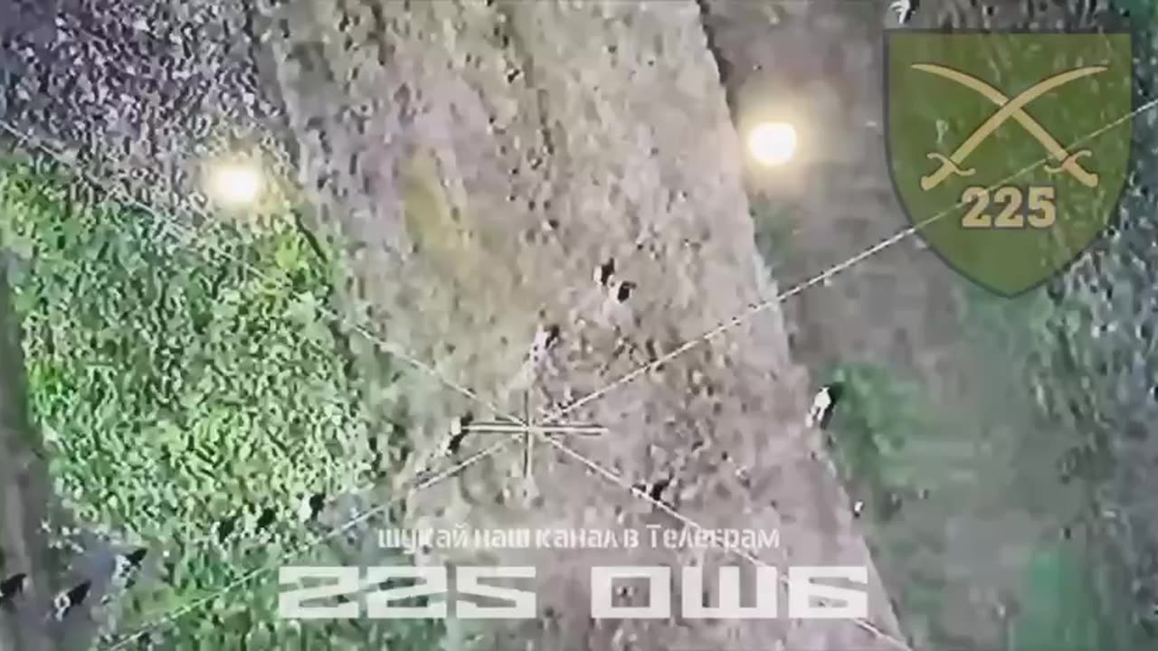 Russian Soldiers Physically Running Away from Advancing Ukrainians