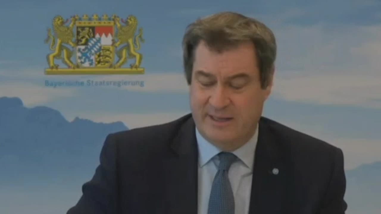 Söder (CSU) - Impfstoff auch Kinder, Impfpflicht, Impfpässe - Zeitdokument (03.2021)