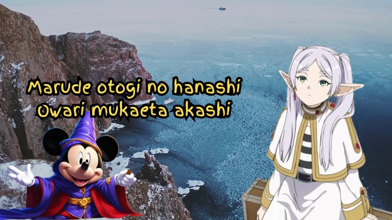 [Mickey Mouse SouthPark sings/AI Cover] YOASOBI - Yuusha Sousou no Frieren - Beyond Journey's End OP