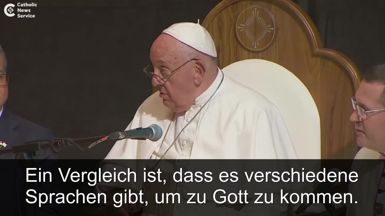 Papst Franziskus sagt, dass alle Religionen gleich sind und es egal ist, was du glaubst! | Endzeit