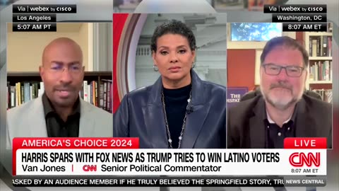 'Magnificent Job': CNN's Van Jones Claims Harris 'Came Out Unscathed' From Fox News Interview