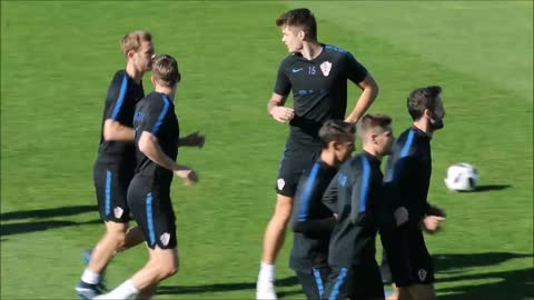 Trening Hrvatske uoči osmine finala SP-a