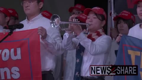 Pro-Trump choir from Japan performs in Pennsylvania