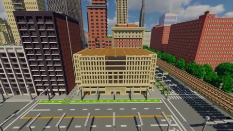 Building New Serenity #127 Filling Out the Skyline (Part 51) Minecraft Timelapse