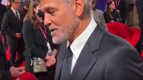 NEVER FORGET - George Clooney, who was preaching in LA yesterday about how awful Trump is