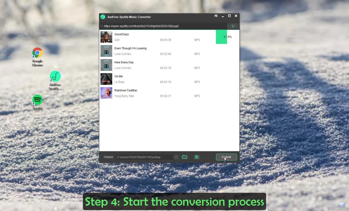 Download and Save Spotify Music to Google Drive