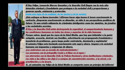 Felipe borbon and his satanic childtrafficking
