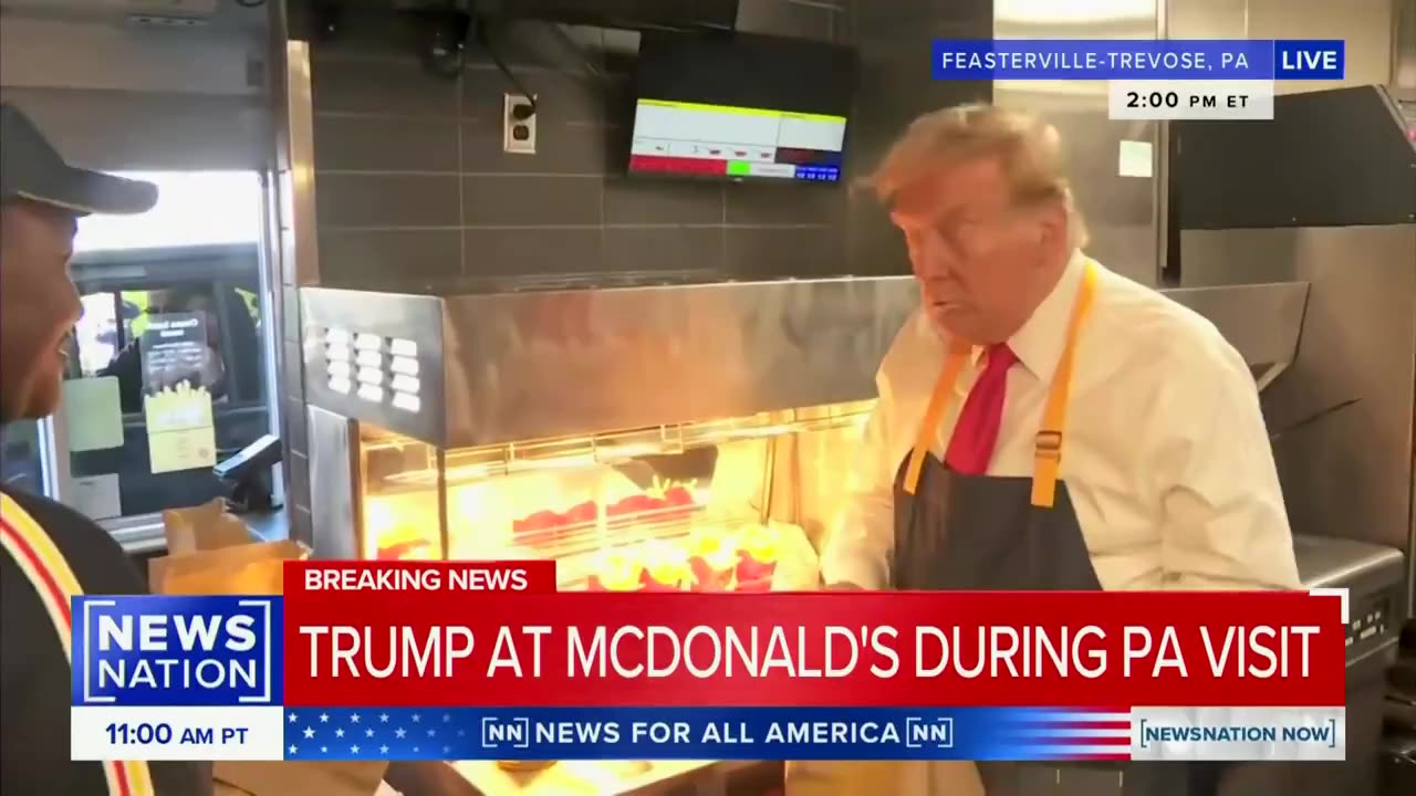 Only Trump could turn a fast-food moment into a headline