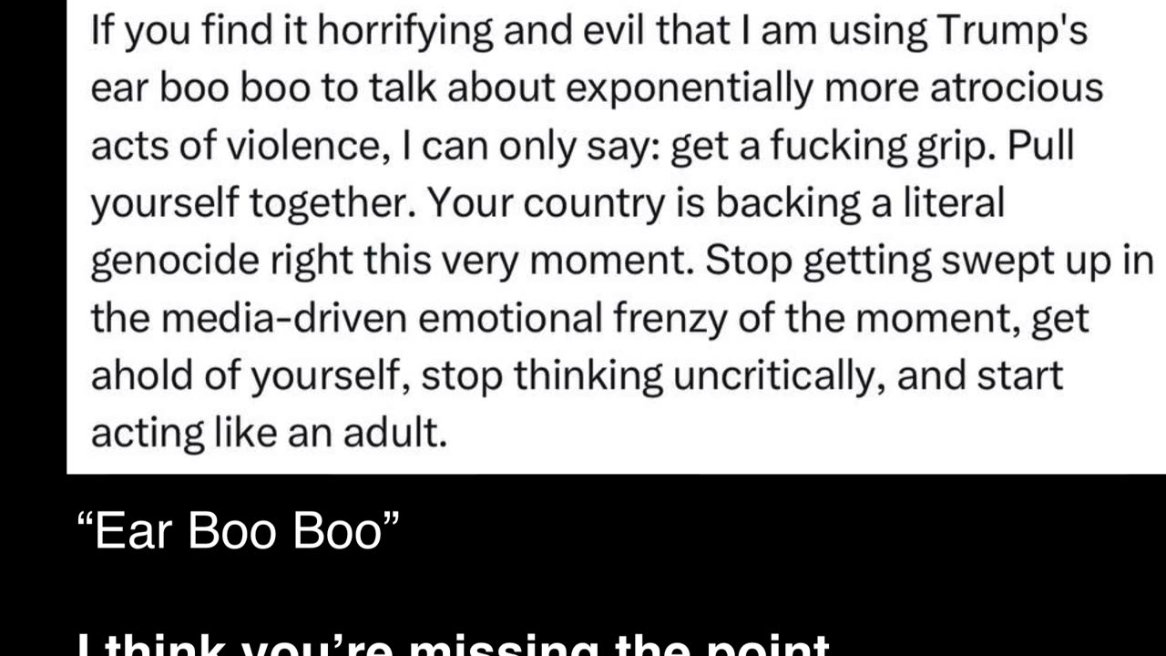 Americans hysterical about Trump’s “Ear Boo Boo” - Scott Ritter replies to Caitlin Johnstone\
