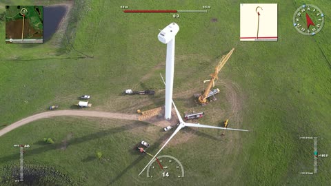 Wind Turbing action