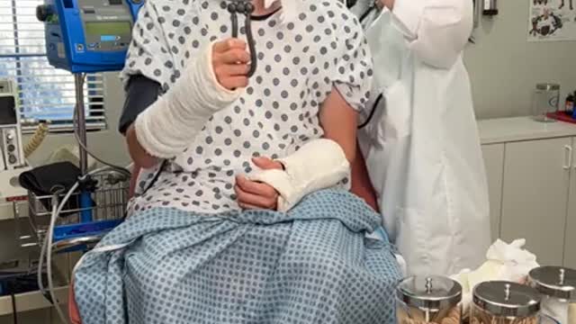 when she sees him AFTER the accident