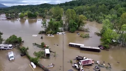 North Carolinians begin daunting task of cleaning up from Helene