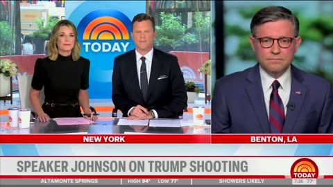 Speaker Johnson Joins NBC's Today.