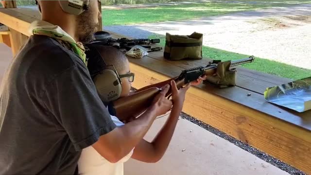 Like Father Like Son, He likes lever guns