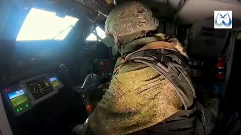 footage of the work of the calculations of the Tor-M2 air defense system of the RF Armed Forces