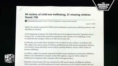 BREAKING Massive Human Trafficking Network Dismantled, Dozens Of Children Rescued Across US