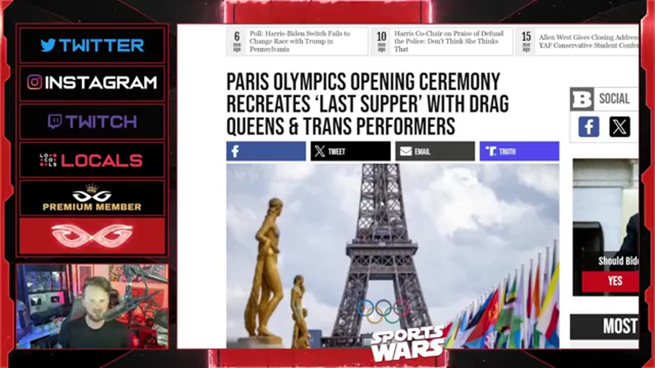 FRANCE: THE OPENING CEREMONY OF THE PARIS OLYMPIC GAMES 2024, WAS A 'WOKE' FEST