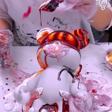 No brush needed coloring technique