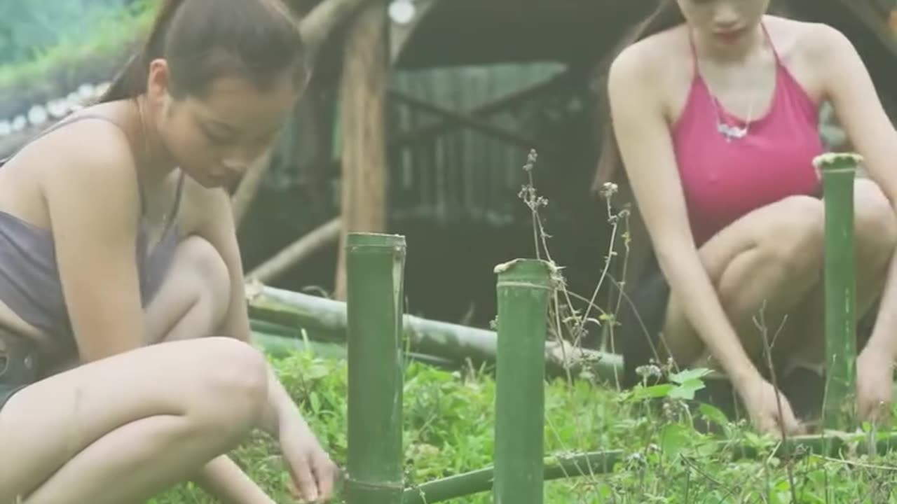 flower picking, butterfly catching survival challenge