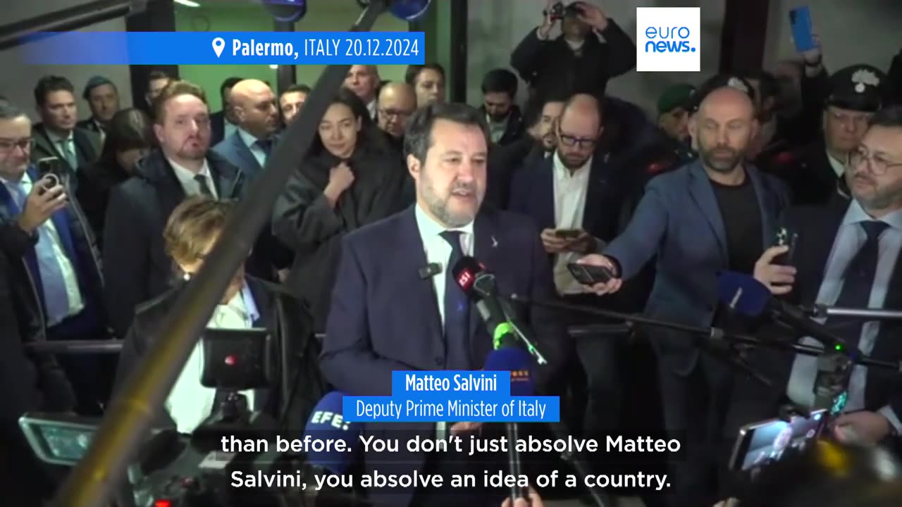 Italy's Deputy PM Matteo Salvini found not guilty in Open Arms migrants case