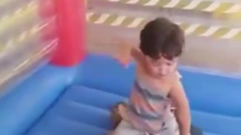 Kid playing WWE with hilarious action🤣😁😂 | funniest video ever